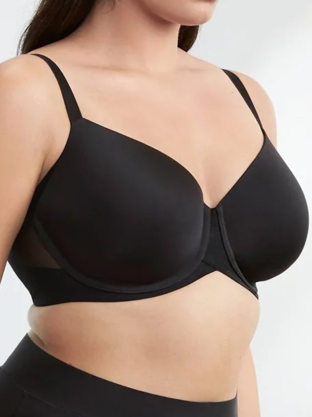Wacoal Women's Black Ultimate Side Smoother Underwire T-Shirt Bra Size 40DD